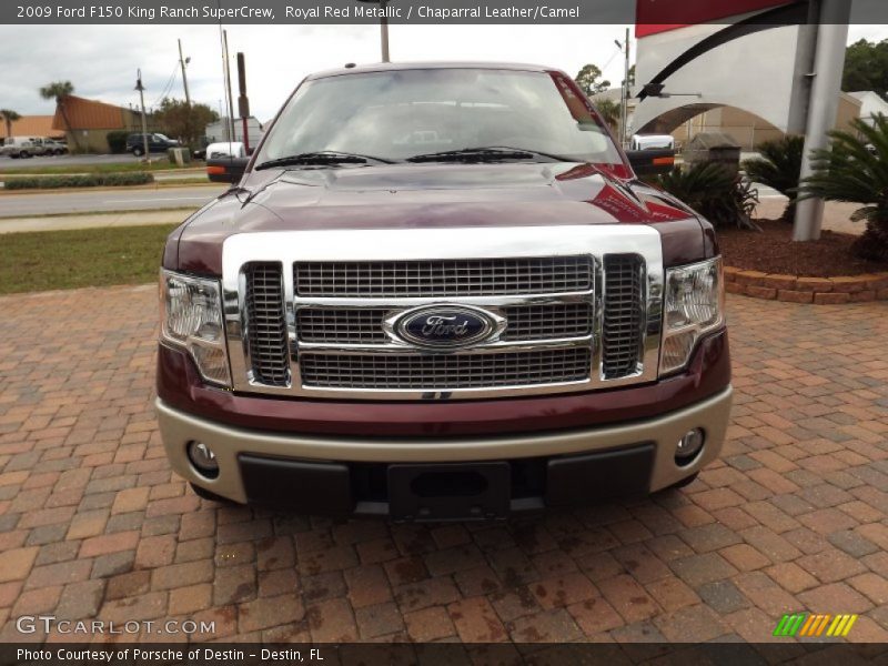 Royal Red Metallic / Chaparral Leather/Camel 2009 Ford F150 King Ranch SuperCrew
