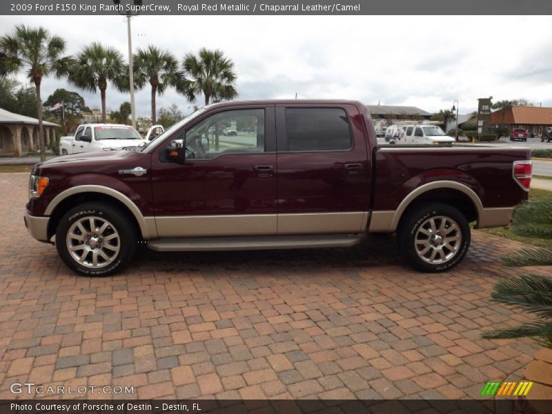  2009 F150 King Ranch SuperCrew Royal Red Metallic