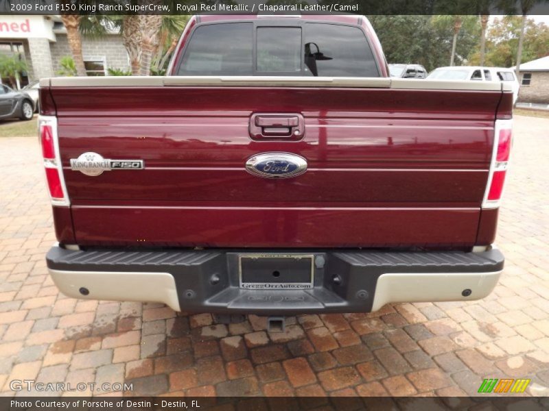 Royal Red Metallic / Chaparral Leather/Camel 2009 Ford F150 King Ranch SuperCrew