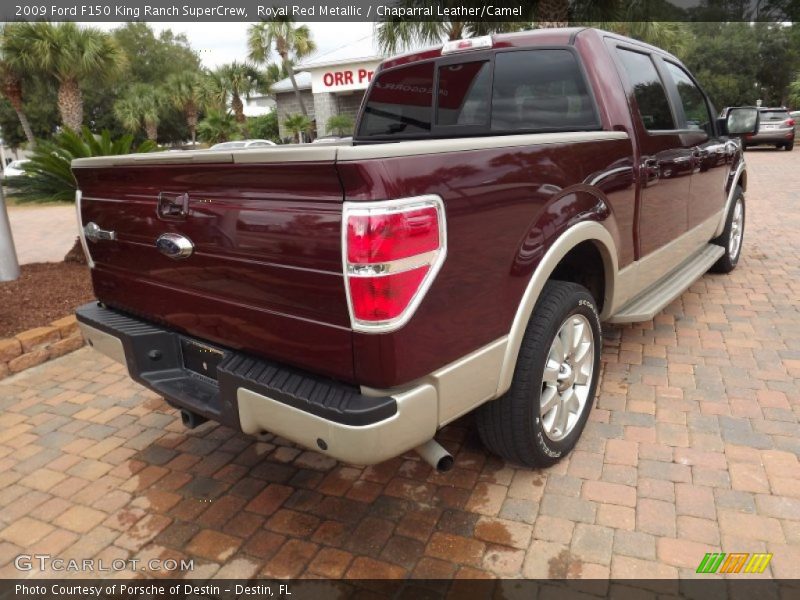 Royal Red Metallic / Chaparral Leather/Camel 2009 Ford F150 King Ranch SuperCrew