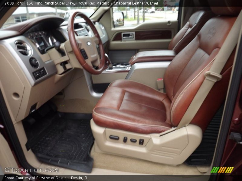  2009 F150 King Ranch SuperCrew Chaparral Leather/Camel Interior