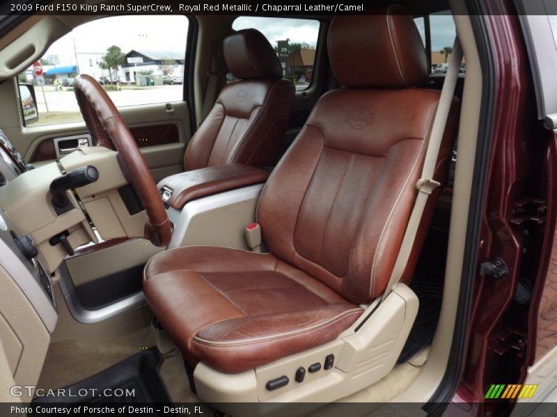  2009 F150 King Ranch SuperCrew Chaparral Leather/Camel Interior
