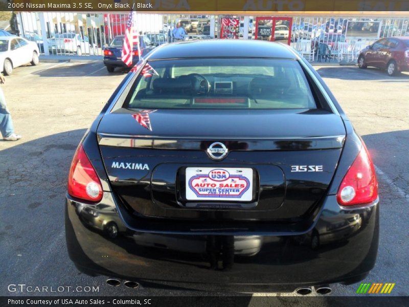 Onyx Black / Black 2006 Nissan Maxima 3.5 SE