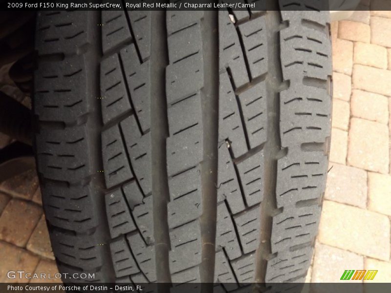 Royal Red Metallic / Chaparral Leather/Camel 2009 Ford F150 King Ranch SuperCrew