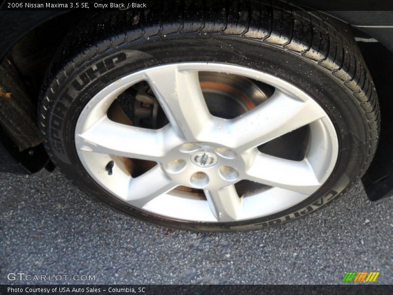 Onyx Black / Black 2006 Nissan Maxima 3.5 SE