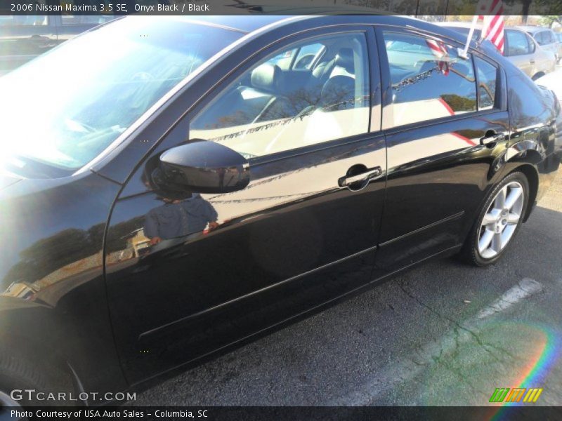 Onyx Black / Black 2006 Nissan Maxima 3.5 SE