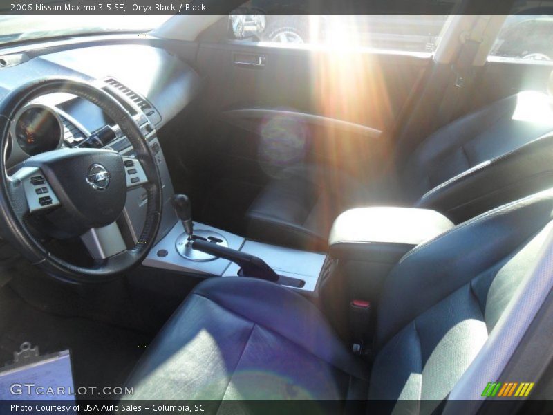 Onyx Black / Black 2006 Nissan Maxima 3.5 SE