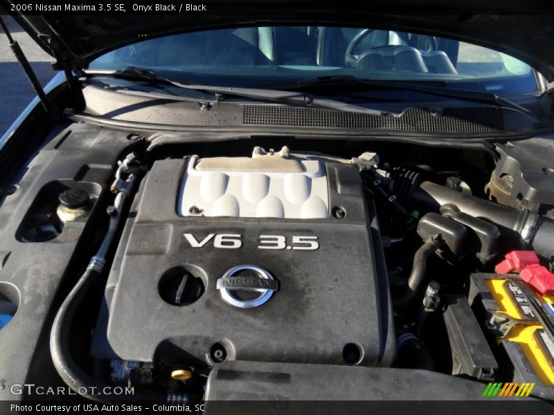 Onyx Black / Black 2006 Nissan Maxima 3.5 SE