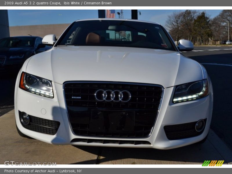 Ibis White / Cinnamon Brown 2009 Audi A5 3.2 quattro Coupe