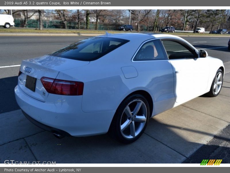 Ibis White / Cinnamon Brown 2009 Audi A5 3.2 quattro Coupe
