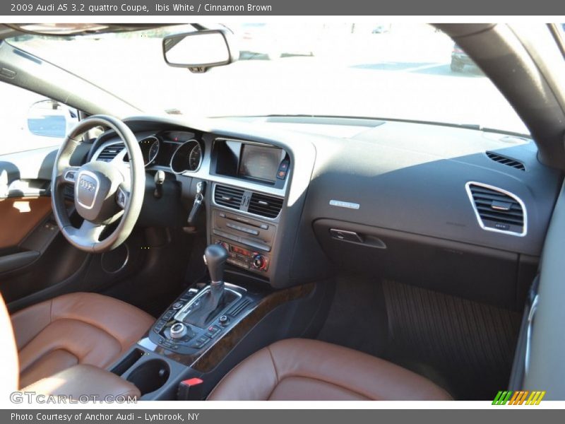 Ibis White / Cinnamon Brown 2009 Audi A5 3.2 quattro Coupe