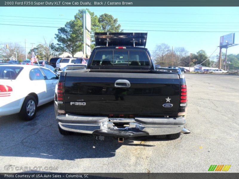 Black / Castano Brown 2003 Ford F350 Super Duty XLT Crew Cab Dually