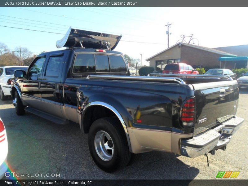 Black / Castano Brown 2003 Ford F350 Super Duty XLT Crew Cab Dually