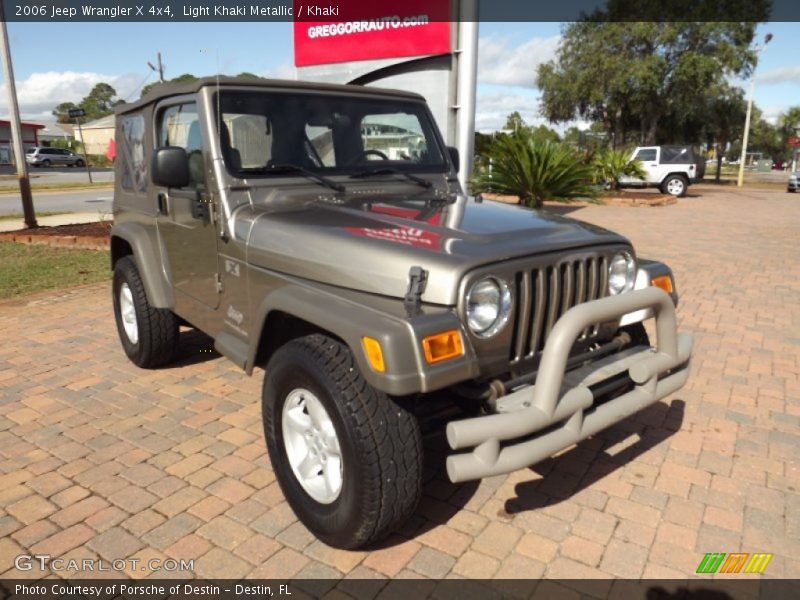 Light Khaki Metallic / Khaki 2006 Jeep Wrangler X 4x4