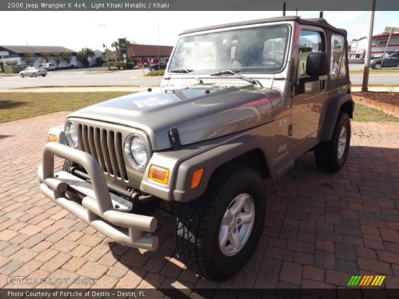 Light Khaki Metallic / Khaki 2006 Jeep Wrangler X 4x4