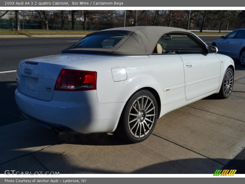 Ibis White / Cardamom Beige 2009 Audi A4 3.2 quattro Cabriolet