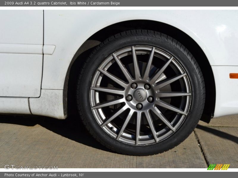 Ibis White / Cardamom Beige 2009 Audi A4 3.2 quattro Cabriolet