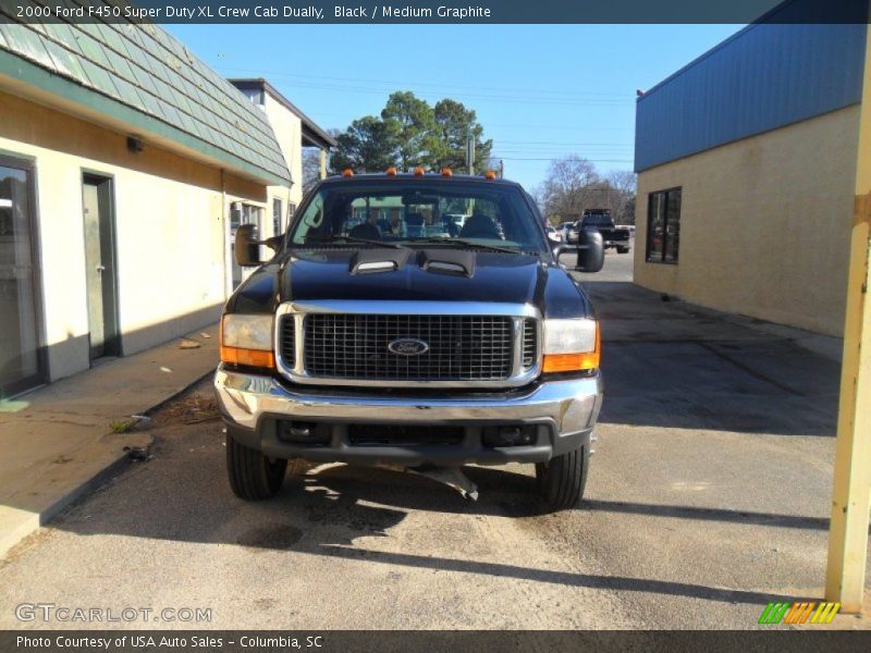 Black / Medium Graphite 2000 Ford F450 Super Duty XL Crew Cab Dually