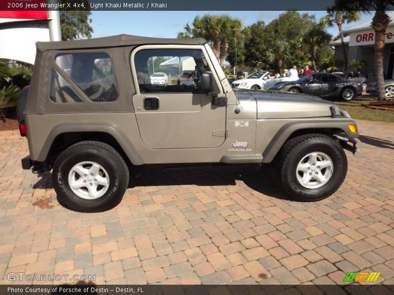 Light Khaki Metallic / Khaki 2006 Jeep Wrangler X 4x4