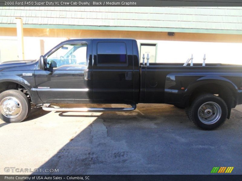 Black / Medium Graphite 2000 Ford F450 Super Duty XL Crew Cab Dually