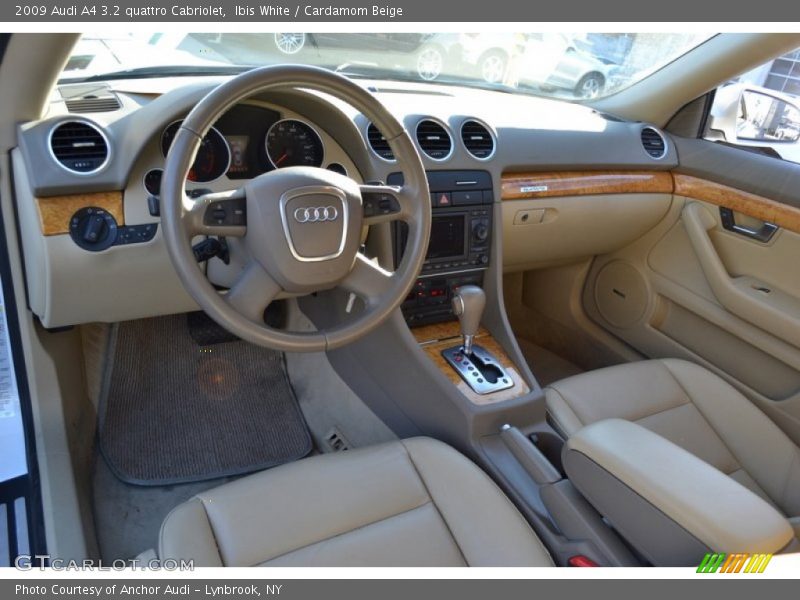 Cardamom Beige Interior - 2009 A4 3.2 quattro Cabriolet 