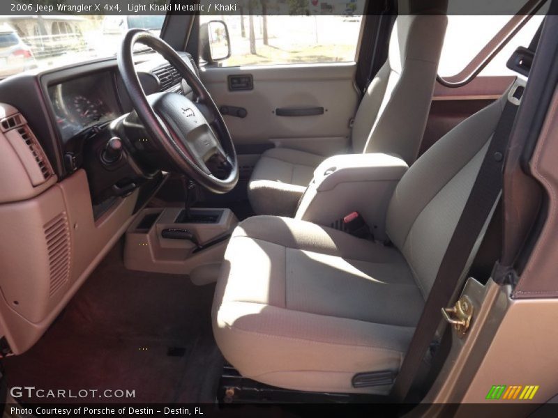 Light Khaki Metallic / Khaki 2006 Jeep Wrangler X 4x4