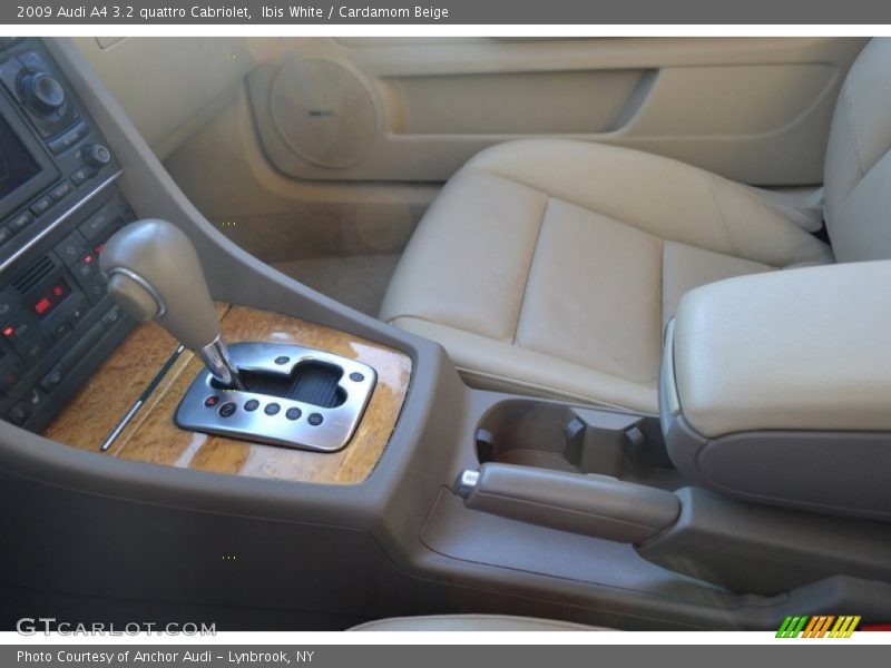Ibis White / Cardamom Beige 2009 Audi A4 3.2 quattro Cabriolet