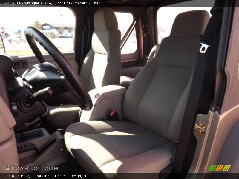 Light Khaki Metallic / Khaki 2006 Jeep Wrangler X 4x4