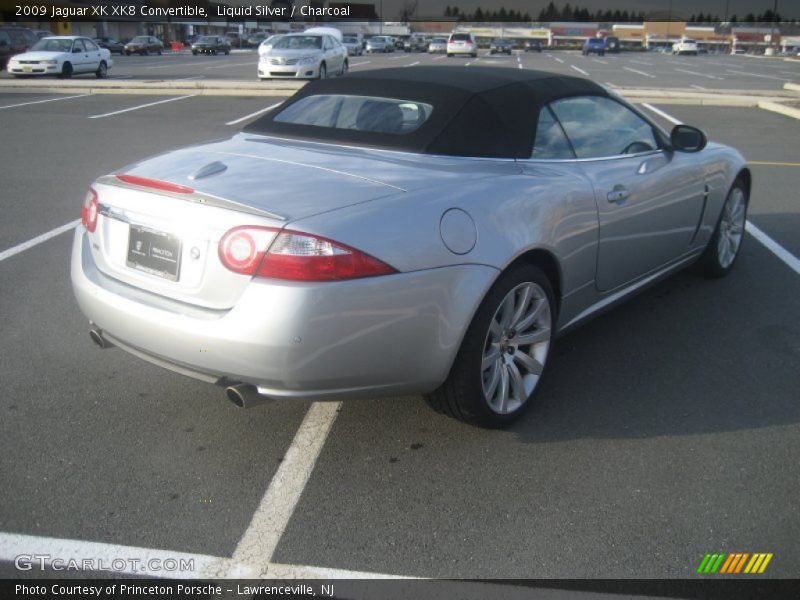Liquid Silver / Charcoal 2009 Jaguar XK XK8 Convertible