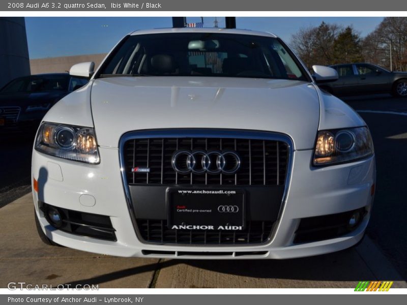 Ibis White / Black 2008 Audi A6 3.2 quattro Sedan