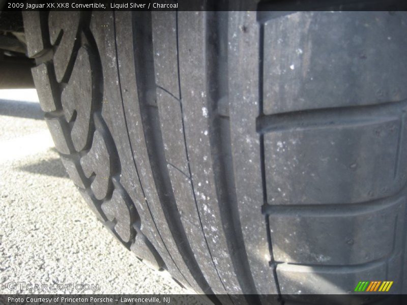 Liquid Silver / Charcoal 2009 Jaguar XK XK8 Convertible