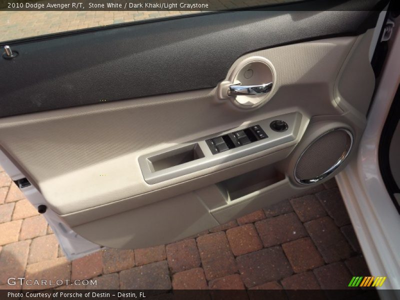 Stone White / Dark Khaki/Light Graystone 2010 Dodge Avenger R/T