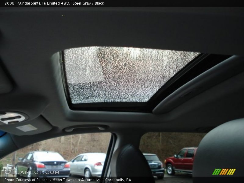 Steel Gray / Black 2008 Hyundai Santa Fe Limited 4WD