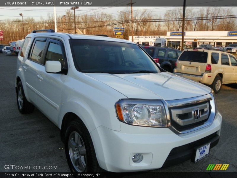 Taffeta White / Gray 2009 Honda Pilot EX-L 4WD