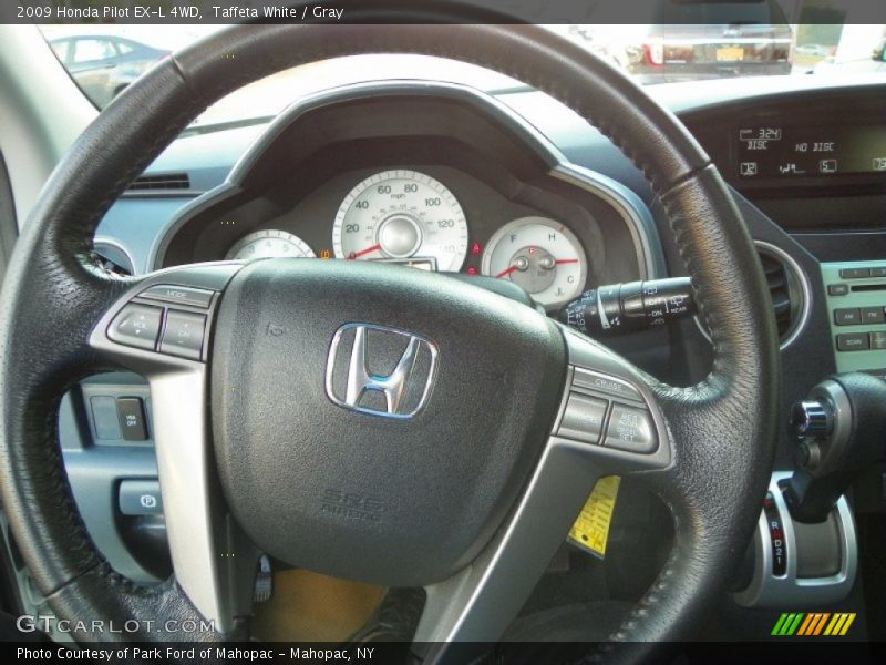 Taffeta White / Gray 2009 Honda Pilot EX-L 4WD