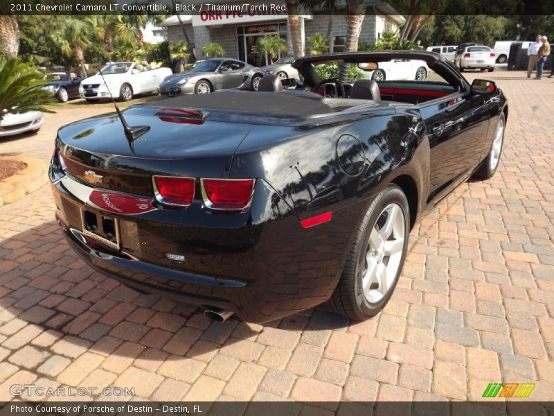 Black / Titanium/Torch Red 2011 Chevrolet Camaro LT Convertible