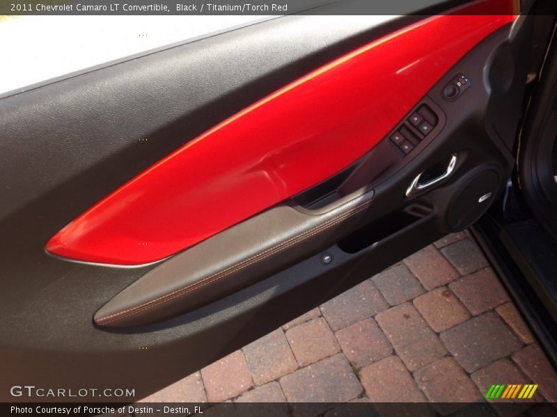 Black / Titanium/Torch Red 2011 Chevrolet Camaro LT Convertible