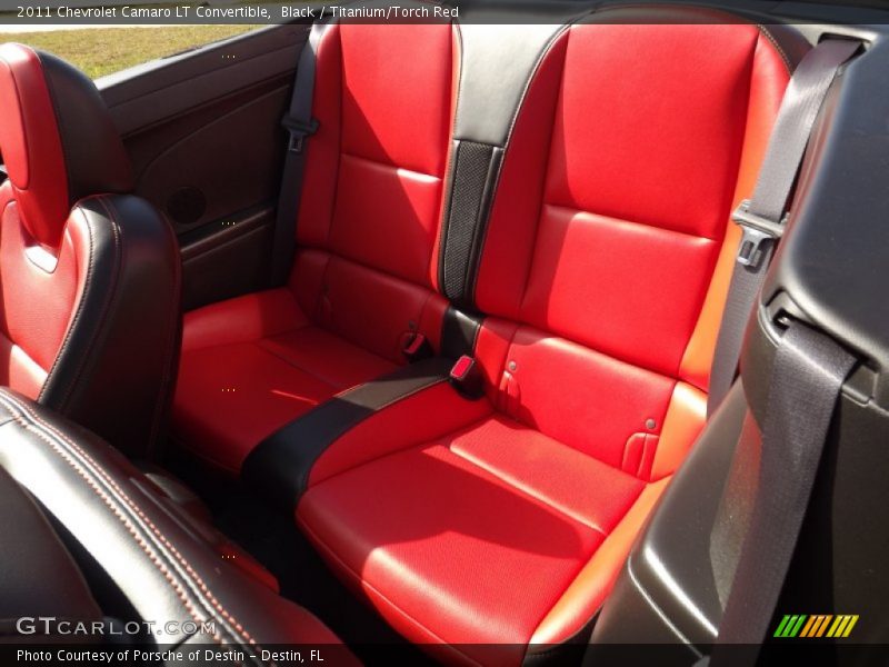 Black / Titanium/Torch Red 2011 Chevrolet Camaro LT Convertible