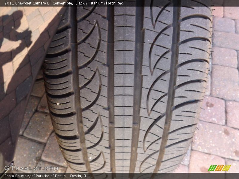 Black / Titanium/Torch Red 2011 Chevrolet Camaro LT Convertible