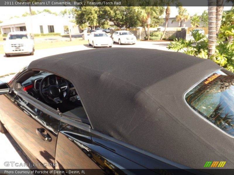 Black / Titanium/Torch Red 2011 Chevrolet Camaro LT Convertible