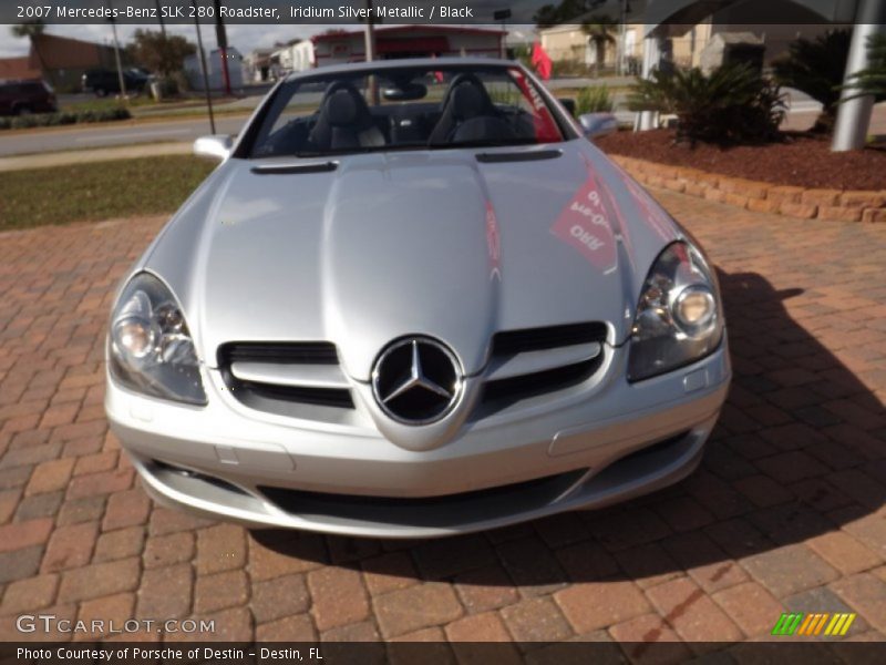 Iridium Silver Metallic / Black 2007 Mercedes-Benz SLK 280 Roadster