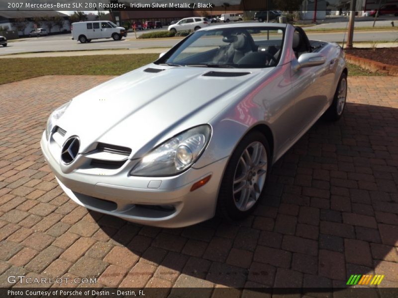 Iridium Silver Metallic / Black 2007 Mercedes-Benz SLK 280 Roadster
