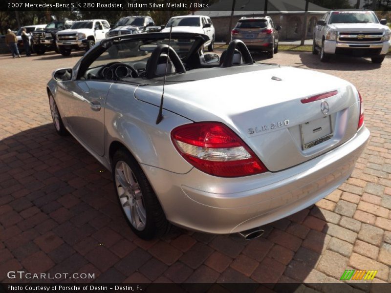 Iridium Silver Metallic / Black 2007 Mercedes-Benz SLK 280 Roadster
