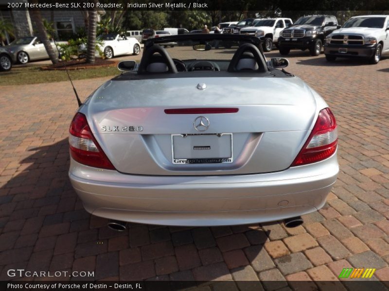 Iridium Silver Metallic / Black 2007 Mercedes-Benz SLK 280 Roadster