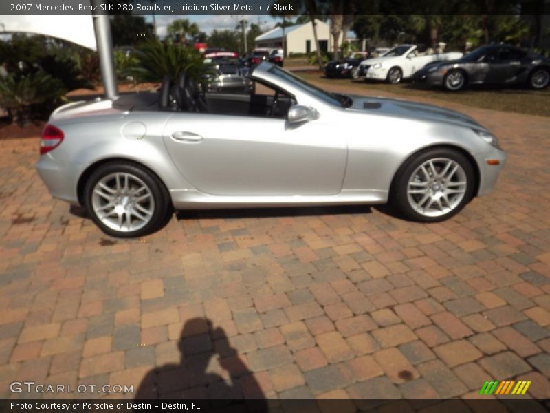 Iridium Silver Metallic / Black 2007 Mercedes-Benz SLK 280 Roadster