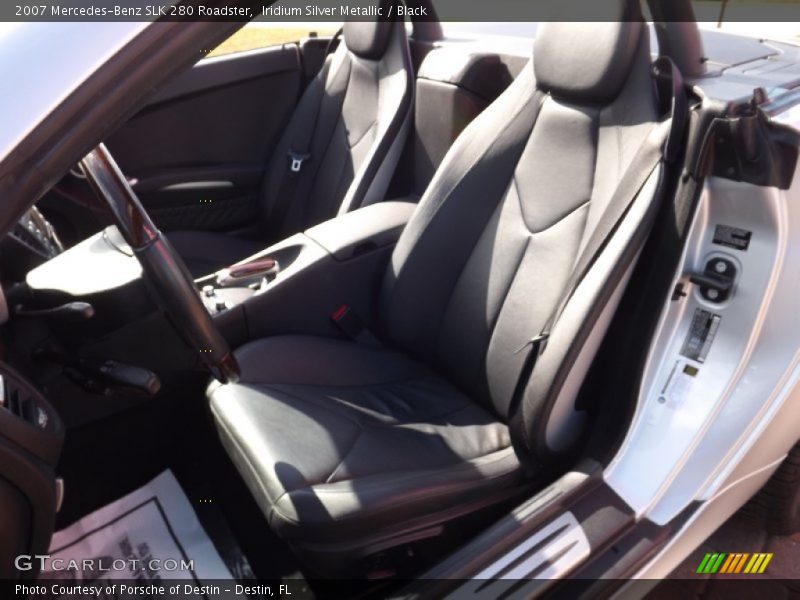 Iridium Silver Metallic / Black 2007 Mercedes-Benz SLK 280 Roadster