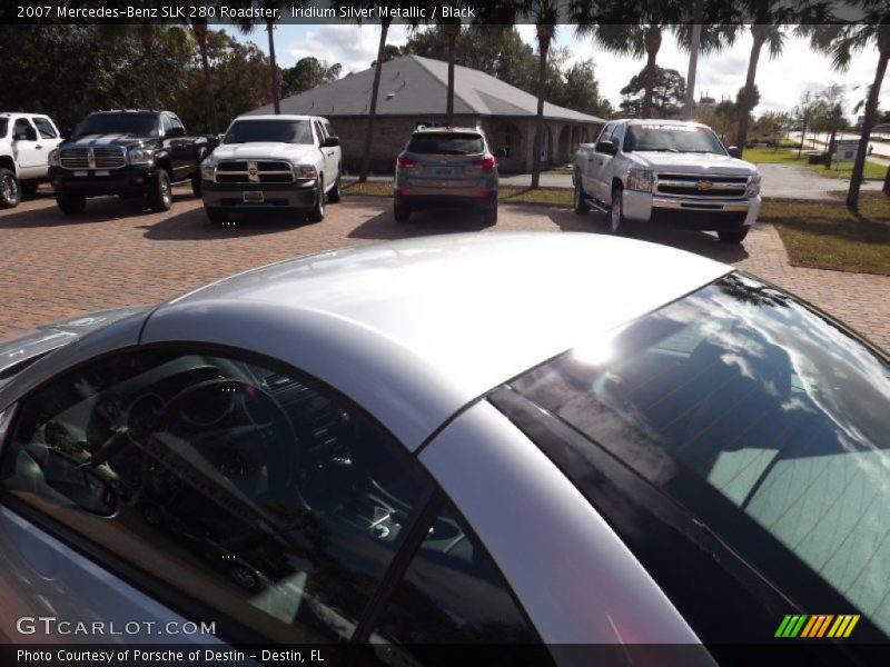 Iridium Silver Metallic / Black 2007 Mercedes-Benz SLK 280 Roadster