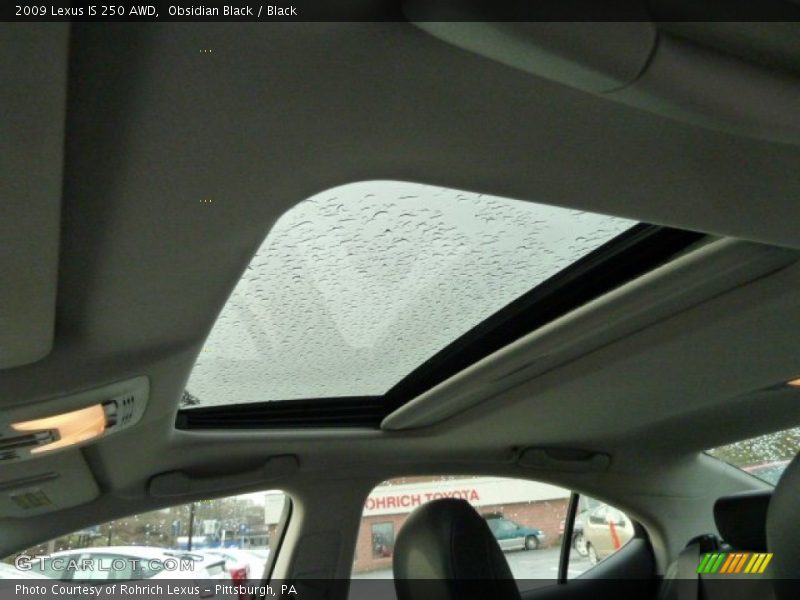 Obsidian Black / Black 2009 Lexus IS 250 AWD