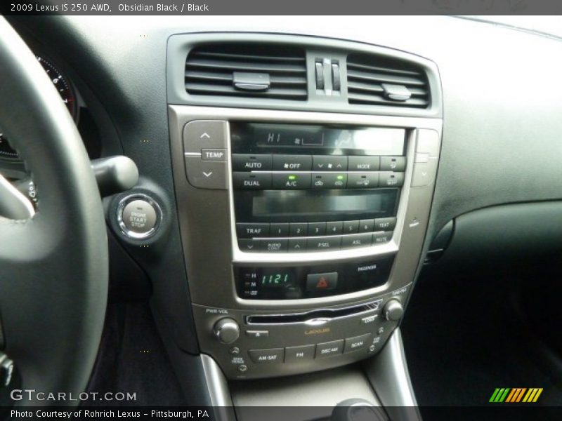 Obsidian Black / Black 2009 Lexus IS 250 AWD