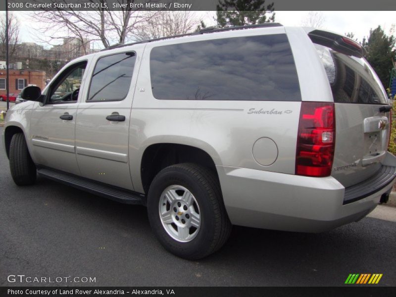 Silver Birch Metallic / Ebony 2008 Chevrolet Suburban 1500 LS